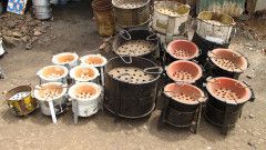 cookstoves of various sizes
